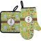 Safari Oven Mitt & Pot Holder Set w/ Name or Text