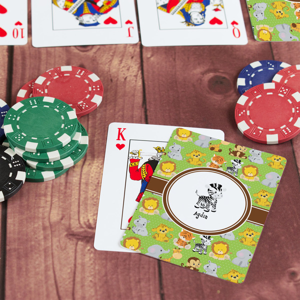 Safari On Table with Poker Chips
