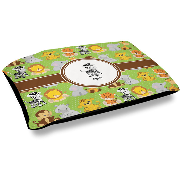 Custom Safari Dog Bed w/ Name or Text