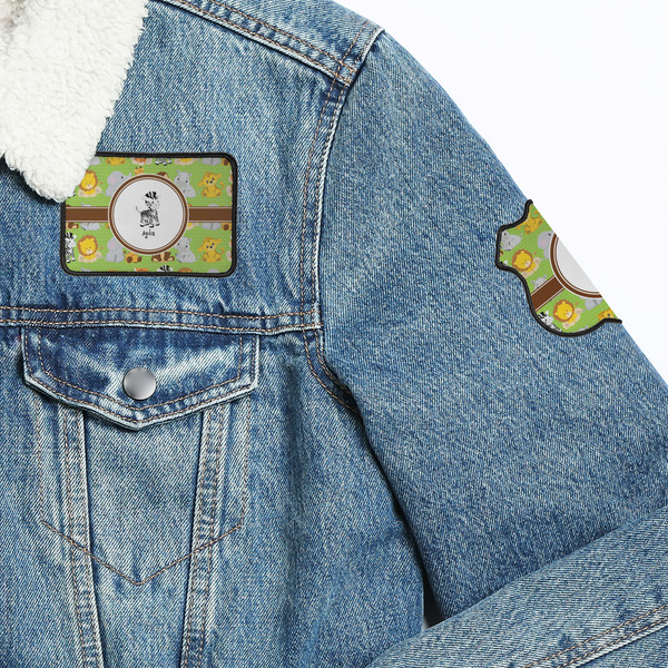 Safari Patches Lifestyle Jean Jacket Detail