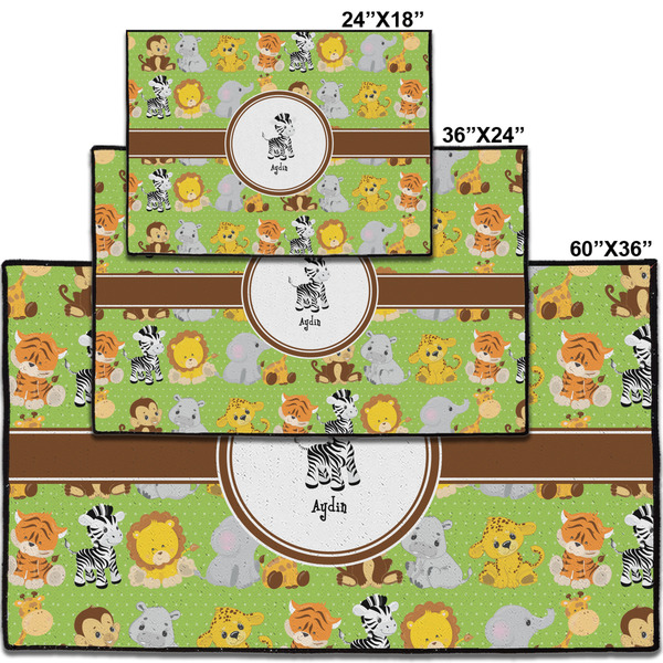 Safari Personalized Door Mat - Group Parent IMF