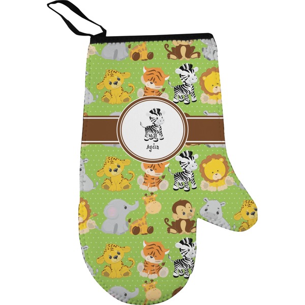 Custom Safari Oven Mitt (Personalized)