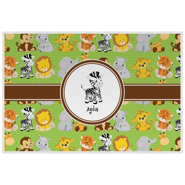 Custom Safari Laminated Placemat w/ Name or Text