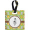 Safari Plastic Luggage Tag - Square w/ Name or Text