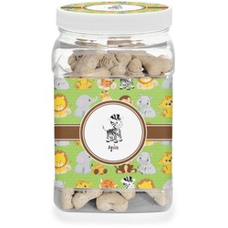 Safari Dog Treat Jar (Personalized)