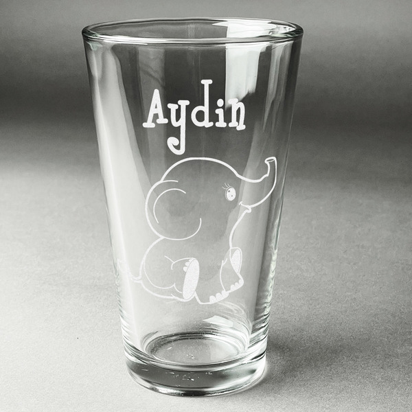 Custom Safari Pint Glass - Engraved (Personalized)