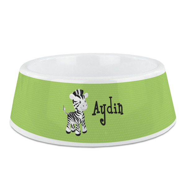 Custom Safari Plastic Dog Bowl (Personalized)