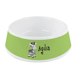 Safari Plastic Dog Bowl - Small (Personalized)