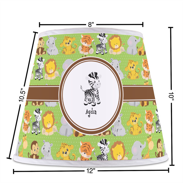 Safari Poly Film Empire Lampshade - Dimensions
