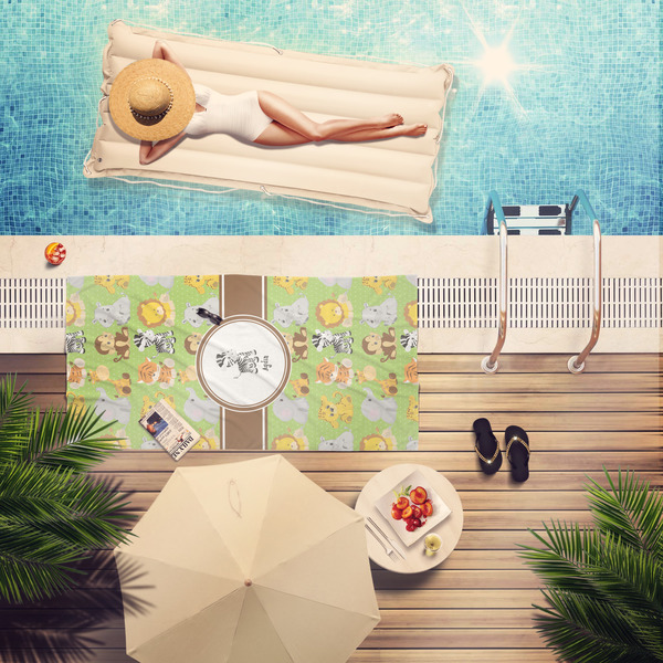 Safari Pool Towel Lifestyle
