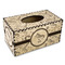 Safari Rectangle Tissue Box Covers - Wood - Front
