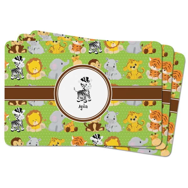 Safari Rectangular Fridge Magnet - THREE