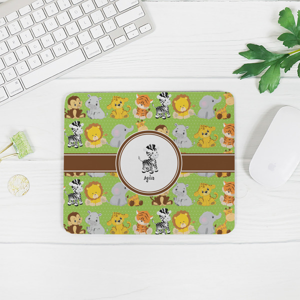 Safari Rectangular Mouse Pad - LIFESTYLE 2