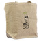 Safari Reusable Cotton Grocery Bag - Front View