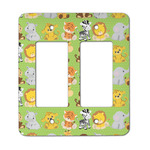 Safari Rocker Style Light Switch Cover - Two Switch