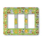 Safari Rocker Style Light Switch Cover - Three Switch