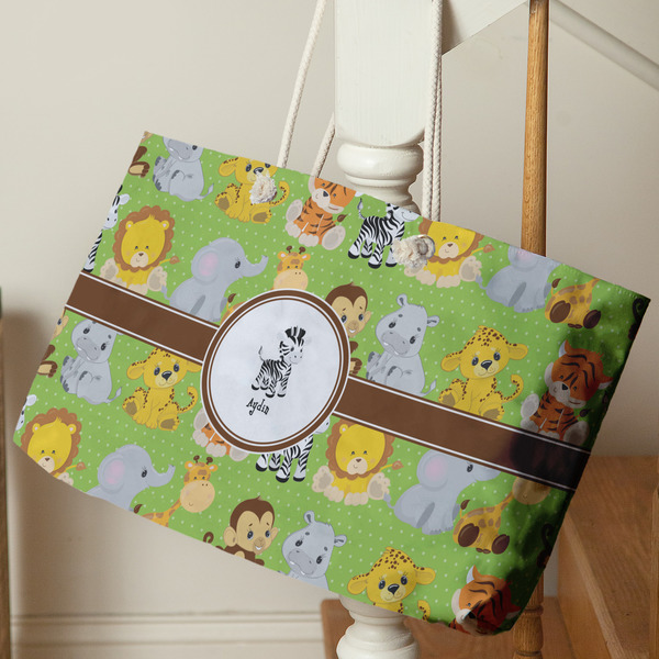 Safari Large Rope Tote - Life Style