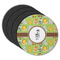 Safari Round Rubber Backed Coasters - Set of 4 (Personalized)