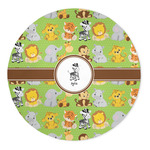 Safari 5' Round Indoor Area Rug (Personalized)