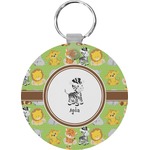 Safari Round Plastic Keychain (Personalized)