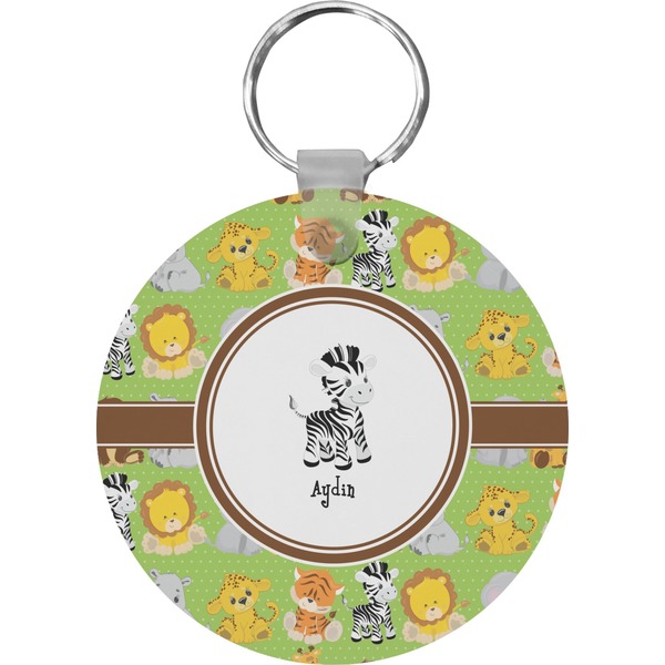 Safari Round Keychain (Personalized)