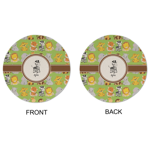Safari Round Linen Placemats - APPROVAL (double sided)
