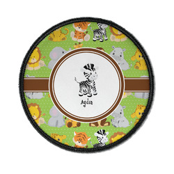 Safari Iron On Round Patch w/ Name or Text