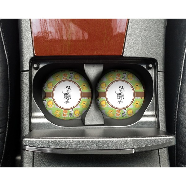 Safari Sandstone Car Coaster - In Cup Holder