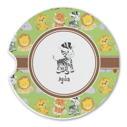 Safari Sandstone Car Coaster - Single (Personalized)