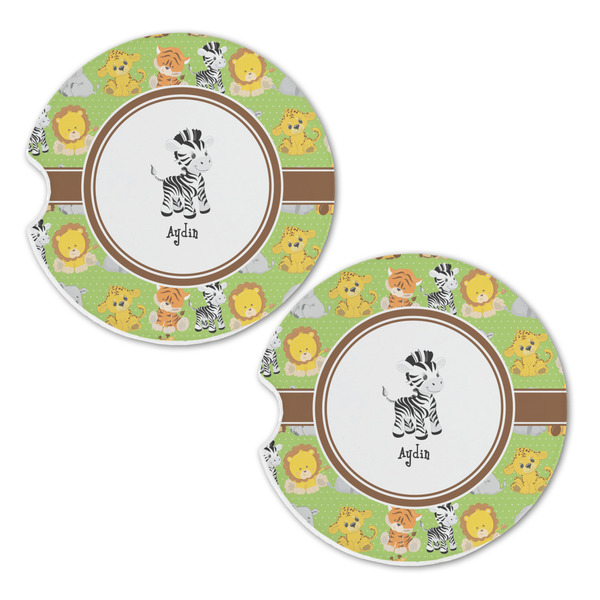 Safari Sandstone Car Coasters - Set of 2