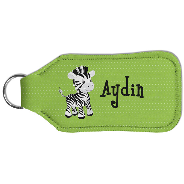 Safari Sanitizer Holder Keychain - Large (Back)