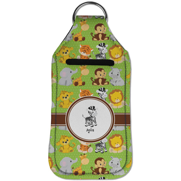 Safari Sanitizer Holder Keychain - Large (Front)