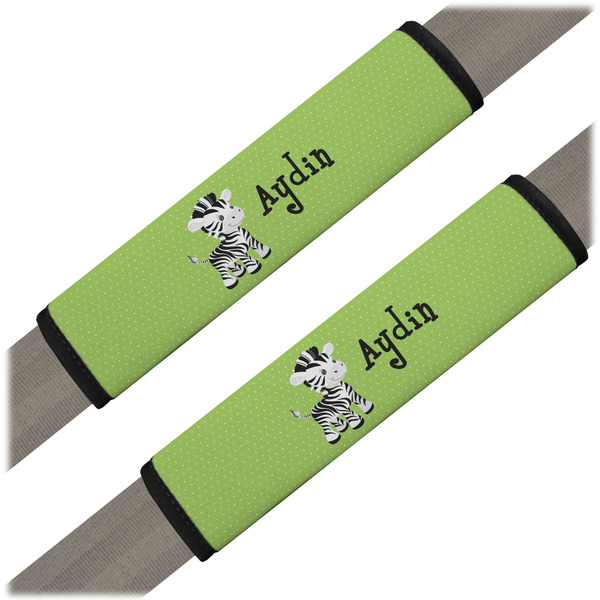 Custom Safari Seat Belt Covers (Set of 2) (Personalized)