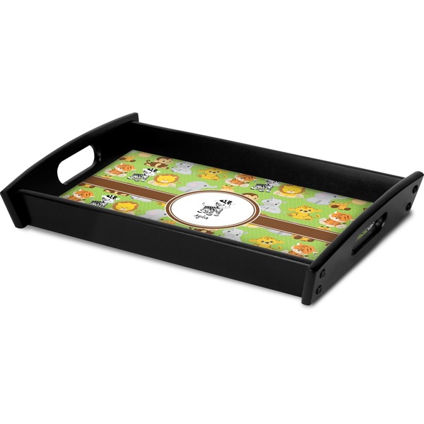 Safari Serving Tray Black - Corner
