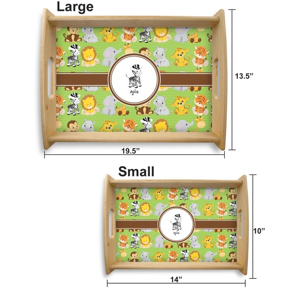 Safari Serving Tray Wood Sizes