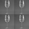 Safari Set of Four Personalized Wineglasses (Approval)