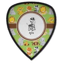 Safari Iron on Shield Patch A w/ Name or Text