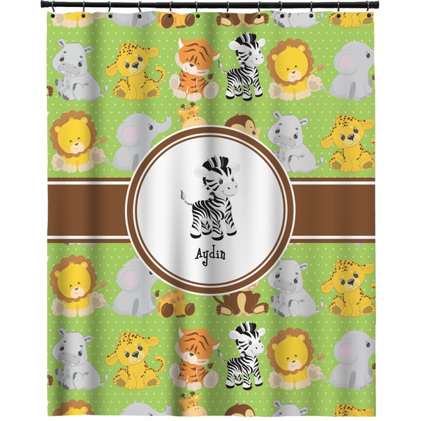 Custom Safari Extra Long Shower Curtain - 70"x84" (Personalized)