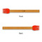 Safari Silicone Brushes - Red - APPROVAL