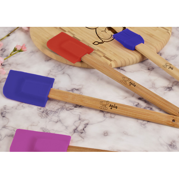 Safari Silicone Spatula - Blue - Lifestyle