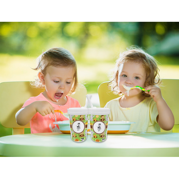 Safari Sippy Cups w/Straw - LIFESTYLE