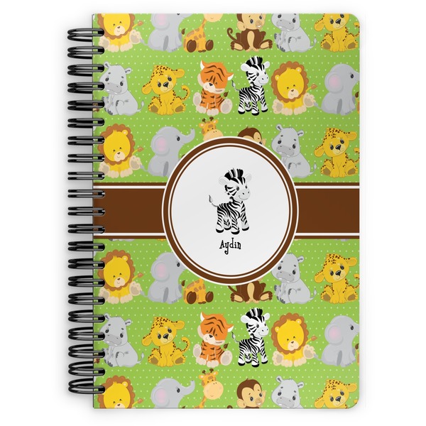 Custom Safari Spiral Notebook (Personalized)