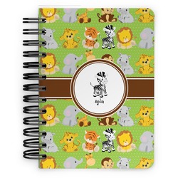 Safari Spiral Notebook - 5x7 w/ Name or Text