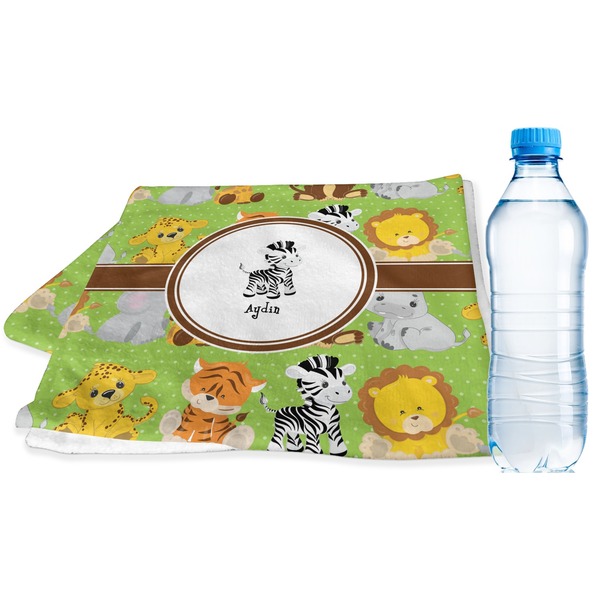 Custom Safari Sports & Fitness Towel (Personalized)