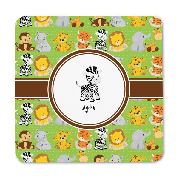 Safari Square Fridge Magnet - FRONT