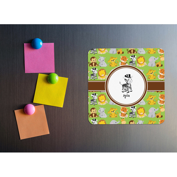 Safari Square Fridge Magnet - LIFESTYLE