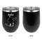 Safari Stainless Wine Tumblers - Black - Single Sided - Approval