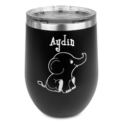 Safari Stemless Wine Tumbler - 5 Color Choices - Stainless Steel  (Personalized)