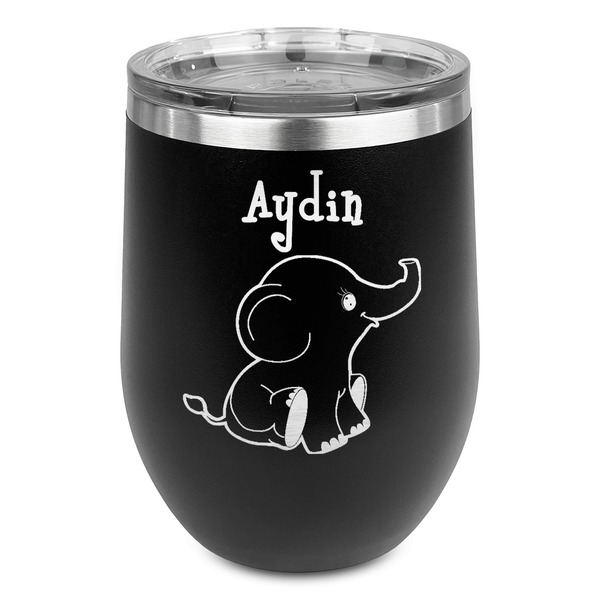 Custom Safari Stemless Wine Tumbler - 5 Color Choices - Stainless Steel  (Personalized)