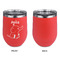 Safari Stainless Wine Tumblers - Coral - Single Sided - Approval